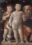 The Holy Fmaily with Saint John Andrea Mantegna